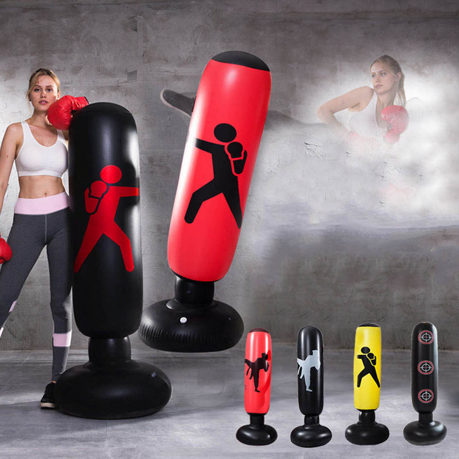 Deals of The Day Clearance! Adult Boxing Sack, Fitness MMA Frape Rhodes Ball, Heavy Punching Sack, Ideal for Workout and Training Big Savings!